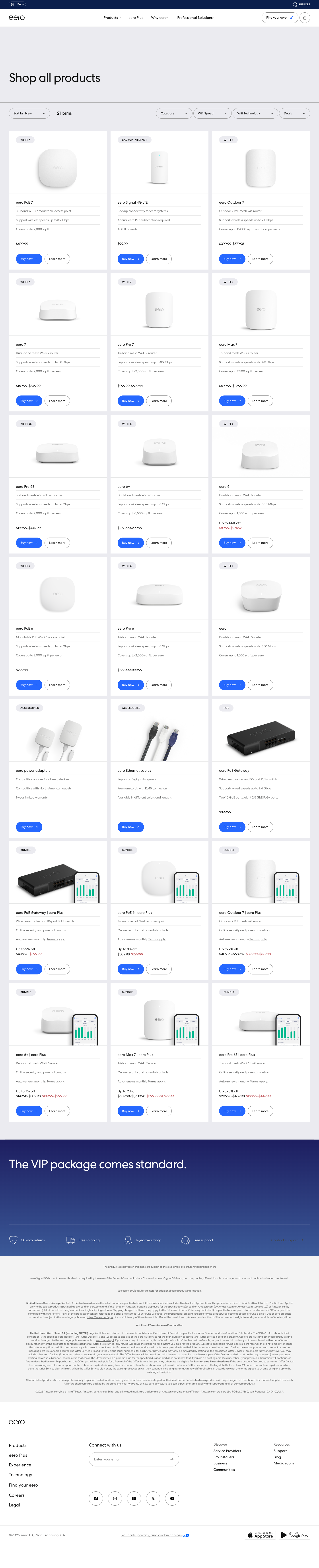 eero category page