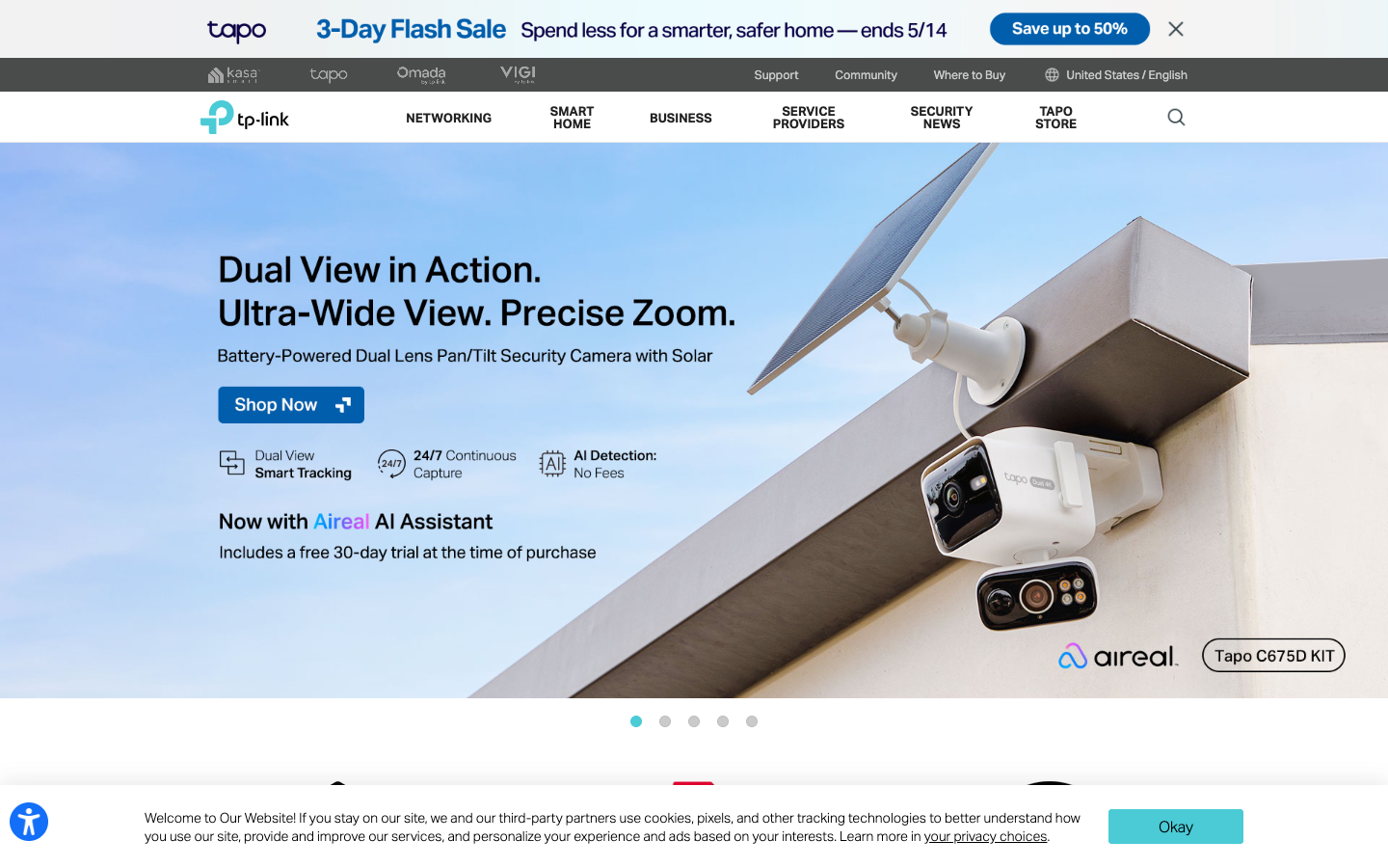TP-Link homepage hero